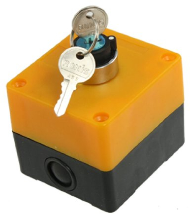 sourcing map AC 240V 3A 2 positions NO Contact Serrure à clé Rotatif Commutateur