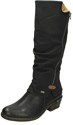 Rieker Sierra Damen Lange Stiefel 41 EU Schwarz