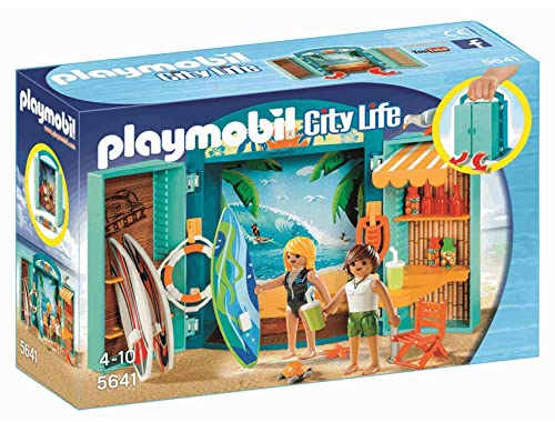 PLAYMOBIL City Life 5641 Aufklapp-Surf-Shop, Ab 4 Jahren