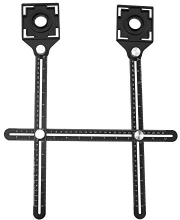 Multi Angle Measuring Ruler Universal Angularizer Ruler Template Tool/Layout Tool Measurement for Handymen, Builders, Craftsmen
