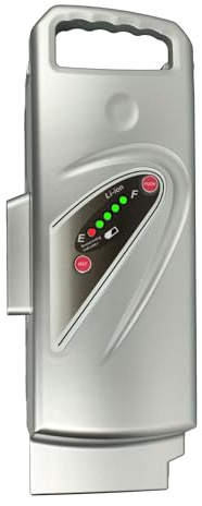 vhbw Batterie Compatible avec Panasonic Flyer S Street 26, S Street 28, S Tour 26, S Eco 28 vélo électrique (15,6Ah, 25,2V, Li-ION) - argenté