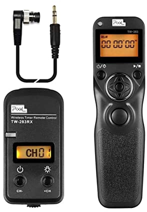 Télécommande Appareil Photo Pixel TW-283 DC0 Télécommande Intervallomètre Déclencheur à Distance pour Nikon Z9 D3 D4 D5 D6 D800 D850 D800E D810 D700 D500 D300 D200 F6 F100 F5 F90X F90 N90s D1X D2H D3X