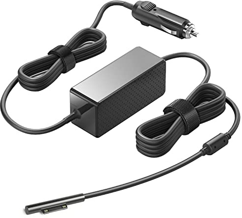 TAIFU 15V 100W KFZ Netzteil für Microsoft Surface Pro 9 8 7 7+ 6 5 4 3 X Surface Laptop 5 4 3 2 1 Surface Book Surface Go 3/2/1 Tablet 12V-24V DC Car Charger Auto Ladegerät Ladekabel