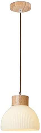 KXKLGWHN Lampadari in Stile Americano, Paralumi in Vetro a Forma di Scodella Creativi, Lampada a Sospensione a Testa Singola con Bocca di Lumaca E27, Lampadario Superiore con Montaggio a Incasso, Lamp