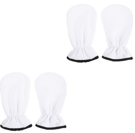 minkissy 2paare Handschuhe Wärmeschutz Peeling Pflege Für Salon Und Zuhause Für Paraffinbehandlungen Und Massage