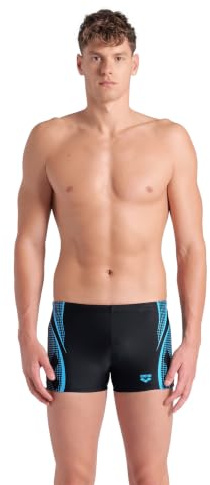 ARENA Feel Graphic Short Herren Badeshorts, Elastische Badeshorts für Strand und Pool, Maxfit Eco Stoff, Chlor- und Salzwasserbeständig, Pool-Shorts für Herren mit Frontfutter