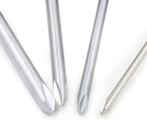 Set di 4 cacciaviti a forma di Y, 3 mm, 4 mm, 5 mm, 6 mm, multifunzionali, magnetici a Y