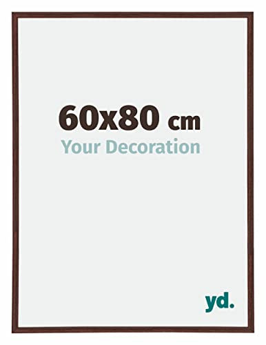 yd. Your Decoration - Puzzlerahmen 60x80 cm - Braun - Puzzlerahmen 1500-2000 Teile - Kunststoff Bilderrahmen - Annecy