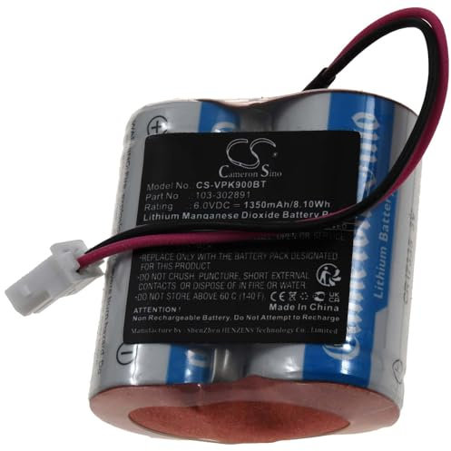 Batterie pour détecteur de mouvement Visonic Neo PG8934 - Lithium - Dioxyde de manganèse - 6 V