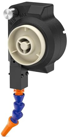 Twotrees Kit di raffreddamento ad aria da 500 W per motori a mandrino CNC, compatibile con ventole di raffreddamento del motore CNC e di scarico dei trucioli con diametro di 27-76 mm, adatto per TTC