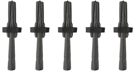 Juego de 5 cuñas de separación de piedra de 125 x 14 mm, herramienta manual para piedras duras, granito, mampostería, juego de cinceles de acero con diseño impulsado por presión