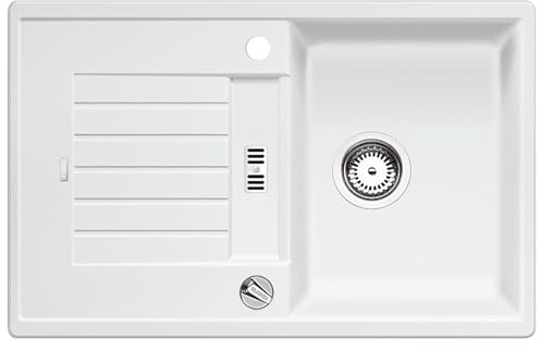 BLANCO 514718 - Fregadero | [78 x 50 x 20,2 cm] | para armarios inferiores de 45 cm de ancho | superficie fácil de limpiar | lavabo grande | reversible