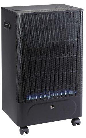 Favex 8591600 Praha Blue Flame Calefactor de de Gas Llama Negro/Azul 40 x 29 x 70 cm