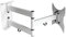 Support Mural TV 15-55 Pouces - Fixation Murale TV Peut Contenir Jusqu'à 45 KG, Accroche Television Mural Orientable (± 90°), Incline (12°) et Étend, Blanc modèle: L22W