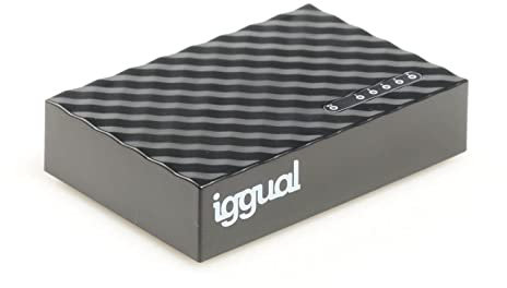 iggual - Switch Ethernet Gigabit 5 Puertos RJ45 - Modelo GES5000 | 10/100/1000 Mbps | Plug & Play | Auto MDI/MDIX | Conmutador No Gestionable | Red LAN para Hogar y Oficina