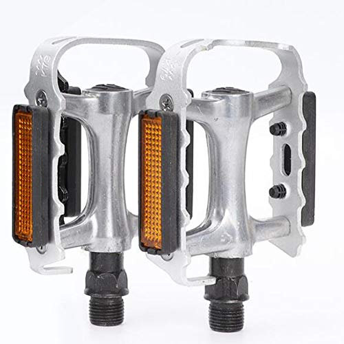 Mountainbike-Pedale - Mountainbike-Pedale von Aluminiumlegierung mit Non-Slip und ICH Lager Design, geringes Gewicht Fahrrad Flach Pedale für Straßen-Gebirgs BMX MTB 9/16