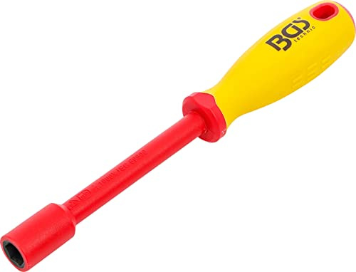 BGS 71092 | Cacciavite e chiave a bussola per elettricisti | esagonale | 12 mm | Lunghezza della lama 125 mm