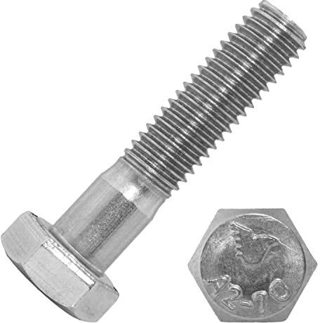 Techtanium Sechskantschrauben mit Schaft M10 x 45 mm aus Edelstahl A2 (10 Stück) | Schaftschrauben | Maschinenschrauben | DIN 931