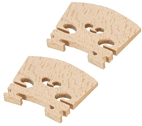 sourcing map Paquete de 2 Violín Puente Arce Madera Violín Piezas