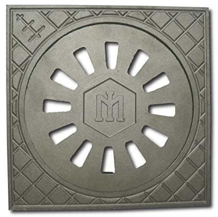INDUSTRIAS MORA - Registro metálico Toma de Tierra 210x210 mm. Fundición de Aluminio. 2 uds.