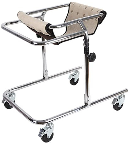 Barnrehabiliteringsrollator, gånghjälp med säte Gårrörlighetshjälp Rehabiliteringshjälpmedel för nedre extremiteter Träningsställ, kamel (kamel)