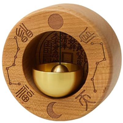Türglocke - Magnetischer Türglocke | Händlerglocke aus Holz | Baguaa-Diagramm Klingelring | Eingangsglocke zur Ladentür | De Los Come