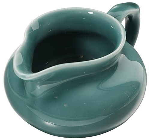 Warmhm Saucière en Céramique Blanche 250ml Multifonction, Distributeur De Sauce pour Usage Domestique Et Restauration, Tasse à Condiments pour Barbecue Et Repas en Famille