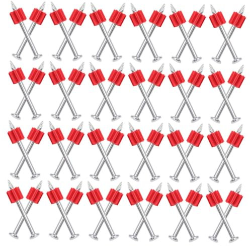 Alipis 100pièces Clou Ciment Dur Pour Fixation Drain Air Clou De Pour Cloisons Sèches Et Menuiserie Droits Pour Accrocher Œuvres Art Murales Et Décorations