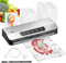 Vacuum Sealer, Reemix 8-in-1 Food Vacuum Sealer Machine with 65 KPA Powerful Suction, Food Vacuum Sealer with Build-out Cutter, 20 Vacuum Bags & Accessory Hose