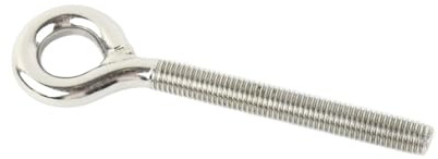 WENYAZIGUO Einschraubhaken Schafösen-Schraubhaken, Edelstahl 304, verschiedene Größen, 2 Stück(Closed Hook,M6)