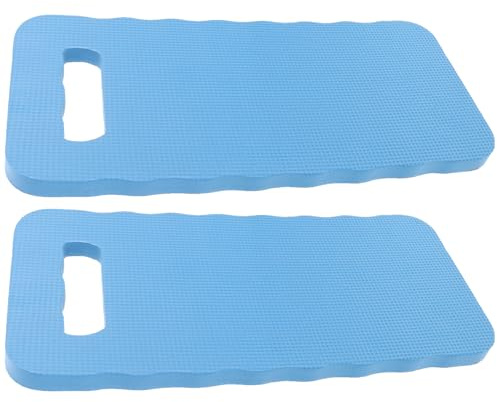 Mikikit 2 Stück Pack Garten Kniekissen 40x18x2cm aus Flexiblem Eva Tragbare Kniepolster für Gartenarbeit und Camping rutschfeste Sitzmatte für Zuhause Zufällige Farbe