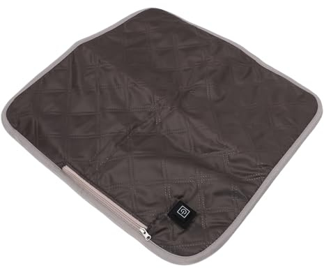 HUSHUI Almohadilla Calefactora USB, Calentador de Asiento de Grafeno Portátil de Calentamiento Rápido para Silla de Oficina, sofá, Camping Al Aire Libre, 1 Pieza (Café)