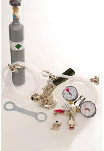 Zubehörpaket 1 mit Korb Fitting, 10mm Bierschlauch und 0,5 kg CO2 Flasche