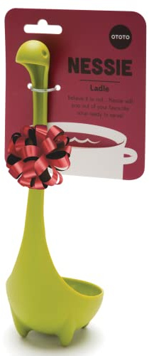 Ototo Luckies of London Nessie Soup Ladle, Green