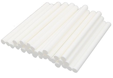 sourcingmap 30pcs 100mmx7mm Milky White Hot Melt Glue Adhesive Stick for Heating Gun