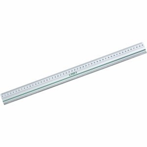 Linex 10 x Lineal Aluminium mit Schneidekante 50 cm