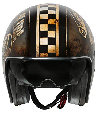 Premier HELM VINTAGE OP 9 BM,BRAUN/OCHER/SCHWARZ,M