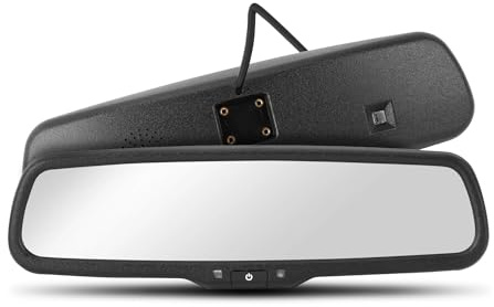 4.3inch Rear View Mirror Monitor, Auto-Dimming Rearview Monitor,480 * 272, 500 cd / m2 HD Reverse Camera System for Trucks & Van,Camera Monitor Parking Aid with Bracket