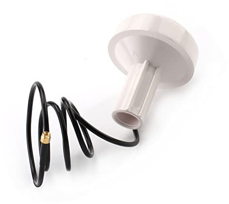 Othmro Antena GPS marina impermeable de 1 m, cable coaxial con receptor de navegación externo SMA macho, compatible con antena GPS para barco, 1 unidad