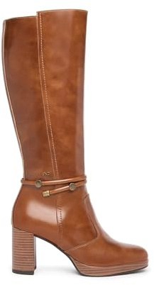 Nero Giardini I308880D Stivali Donna in Pelle - Cuoio 37 EU