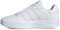adidas Women's Court Platform Sneaker, Ftwr White Ftwr White Core Black, 6 UK