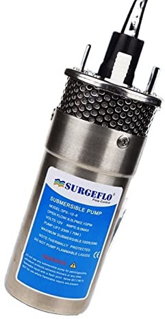 wrtgerht Mini-Pompe à Petite Puissance de Haute qualité Mini Pumpe à Eau Solaire Submersible Pompe à Carreaux de Voiture Nettoyage de Nettoyage extérieur (Voltage : 12V 20L)