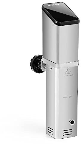 Forgast Circulateur à immersion sous vide | Capacité 40-50 litres | Cuiseur sous vide et Bain Marie | Assure une température uniforme | Aliments cuits juste comme il faut | Puissance 1400W