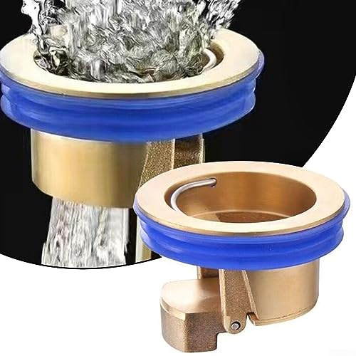 RANRAO Drain Stoppers, Smell Proof Shower Floor Siphon Drain Cover, Way Valve Shower Drainer Floor Drain, Anti Odor Drain Cover Sewer Strainer Plug