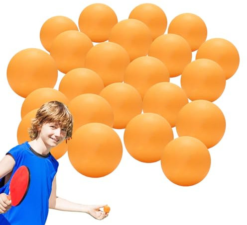 ZORQ Training mit Tischtennisbällen | 100 Stück Pongbälle - Spielbälle für Pong-Spiele, Spaß als Katzenspielzeug, Kunst und Handwerk, Partydekoration für Tischtennis im Innen- und Außenbereich