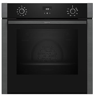 NEFF B4ACE2AG3, N50, Einbau-Backofen, 60 x 60 cm, Made in Germany, LCD-Display, Slide and Hide Tür, 3D Heißluft, CircoTherm, Kindersicherung, Schnellaufheizung, Graphite-Grey