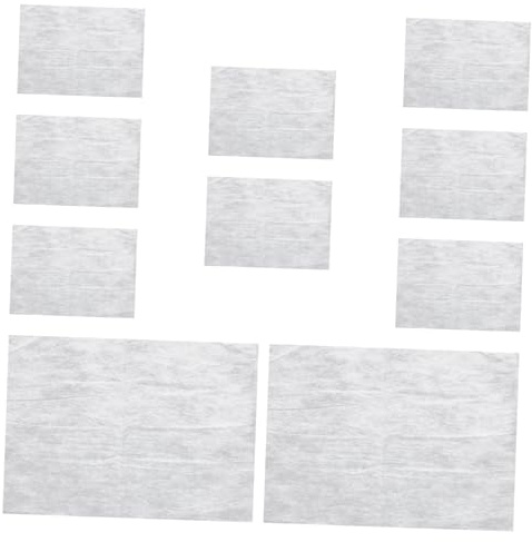 Mikikit 12 Stück Ölabweisende Filterpapier für Dunstabzugshauben Hochleistungs Dunstfilter aus Vliesstoff mit Effektiver Filtration und Hitzebeständigkeit für Küche