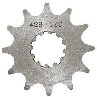 cyclingcolors pignone trasmissione catena moto ciclomotore compatibile con am6 minarelli 428 12 denti