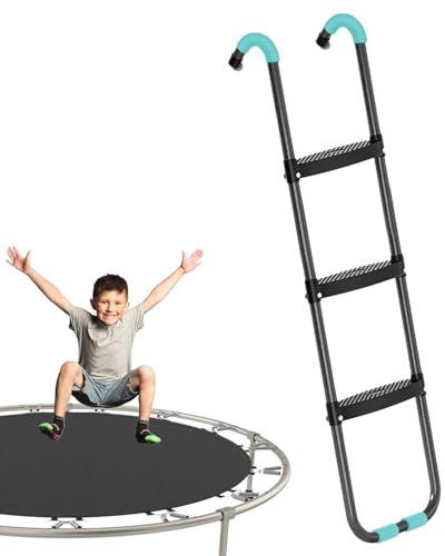 Accessoires d'escalier de trampoline avec échelle large à 3 marches pour enfants Accessoire universel