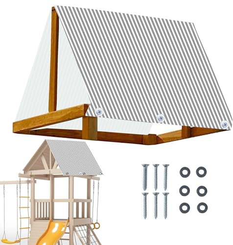 Playset Canopy Replacement - Playhouse Canopy Replacement | Pergola Accessories, Waterproof Cover Sunproof, Playground Equipment Parts, Shade Sails for Patio Garden